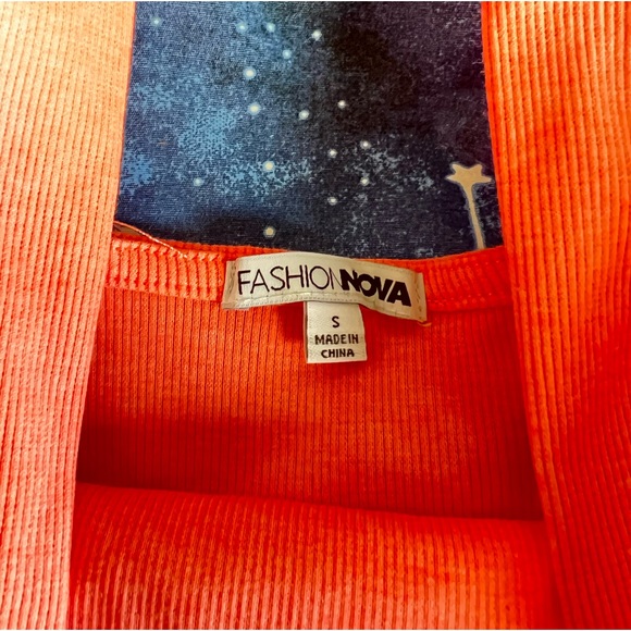 💜 NWOT Fashion Nova Peach Cami Top - Picture 2 of 3